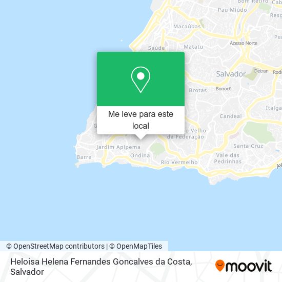Heloisa Helena Fernandes Goncalves da Costa mapa