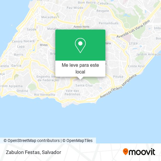 Zabulon Festas mapa