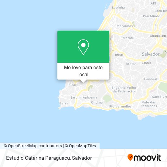 Estudio Catarina Paraguacu mapa