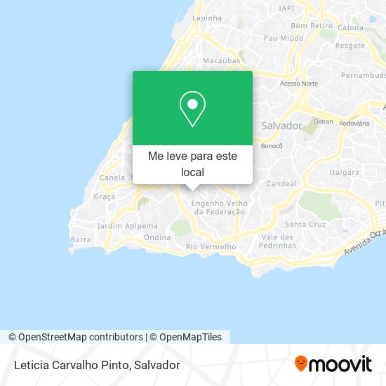 Leticia Carvalho Pinto mapa