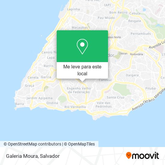 Galeria Moura mapa