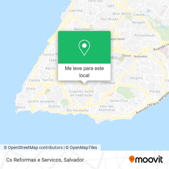 Cs Reformas e Servicos mapa