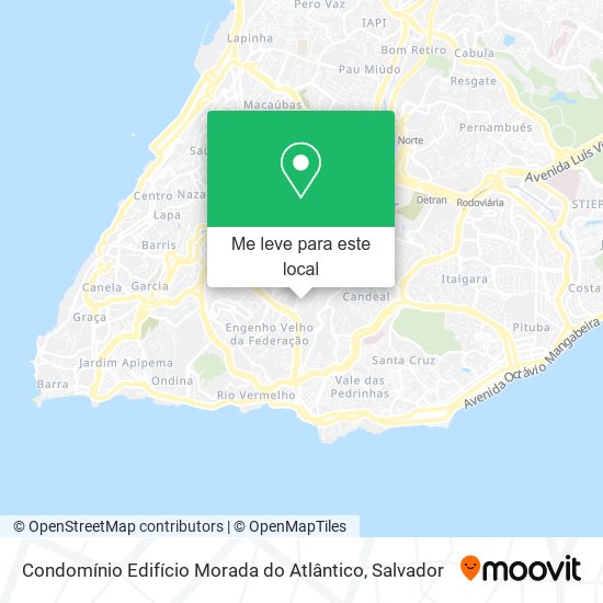 Condomínio Edifício Morada do Atlântico mapa