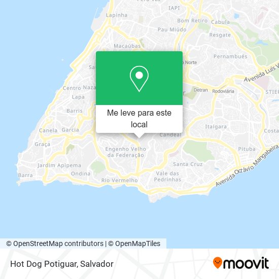 Hot Dog Potiguar mapa