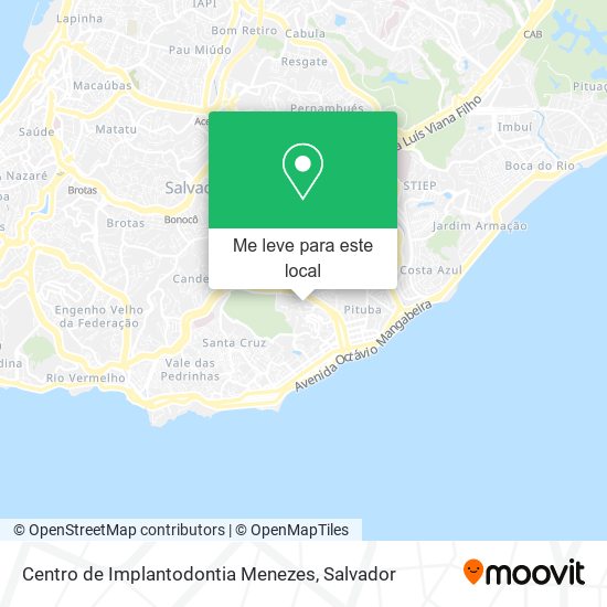 Centro de Implantodontia Menezes mapa