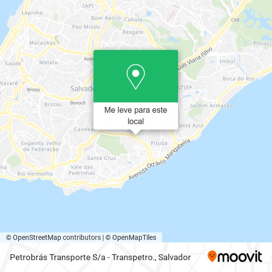 Petrobrás Transporte S / a - Transpetro. mapa