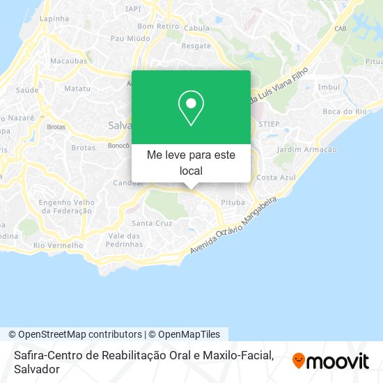 Safira-Centro de Reabilitação Oral e Maxilo-Facial mapa