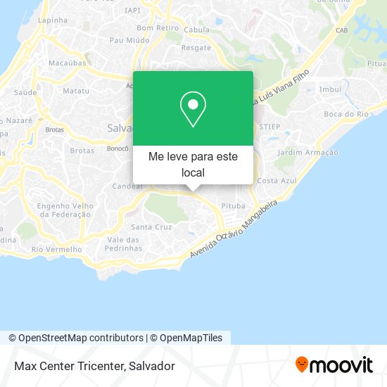 Max Center Tricenter mapa