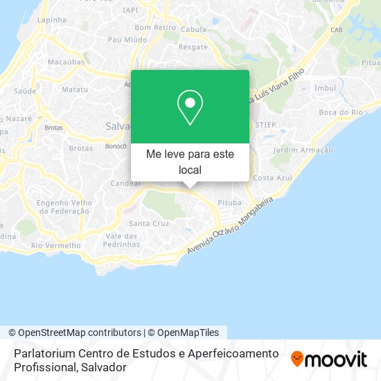 Parlatorium Centro de Estudos e Aperfeicoamento Profissional mapa