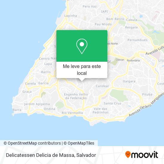 Delicatessen Delicia de Massa mapa