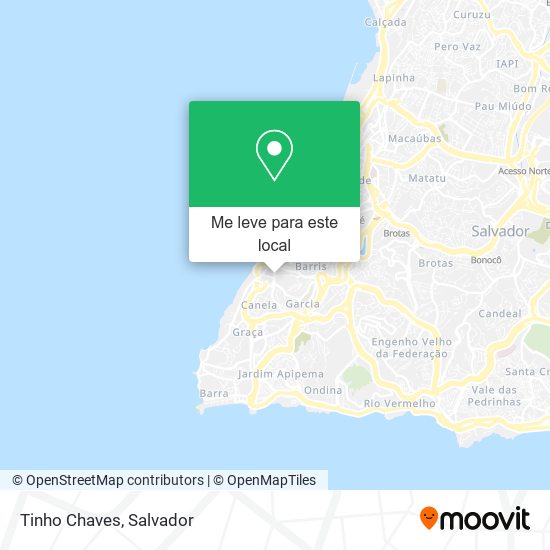 Tinho Chaves mapa