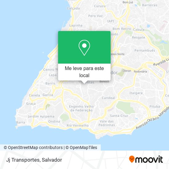 Jj Transportes mapa