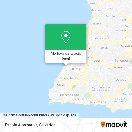 Escola Alternativa mapa
