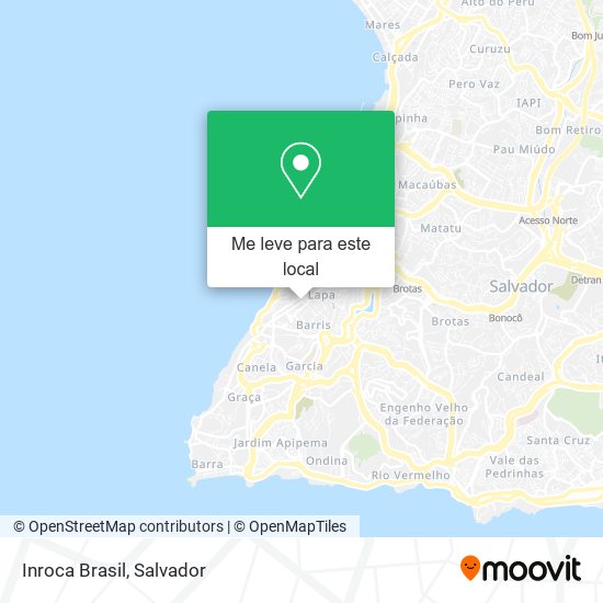 Inroca Brasil mapa