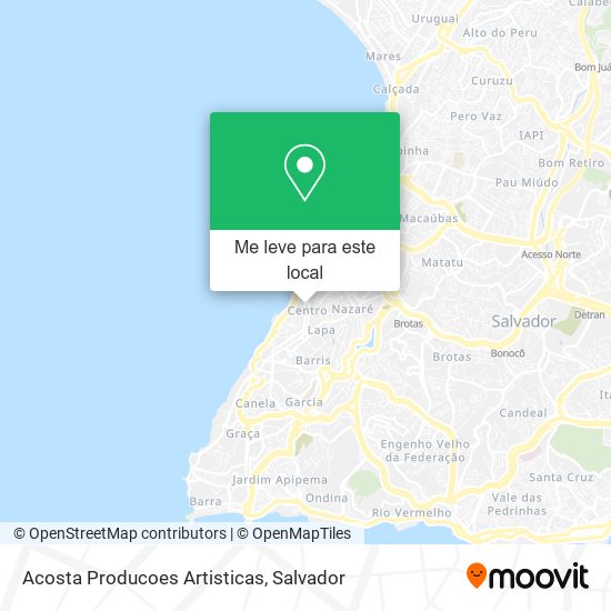 Acosta Producoes Artisticas mapa