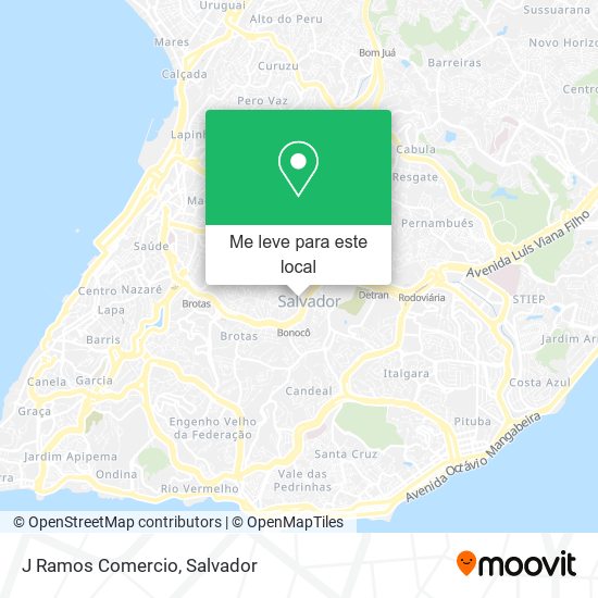 J Ramos Comercio mapa