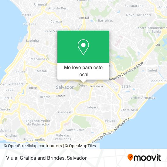 Viu ai Grafica and Brindes mapa