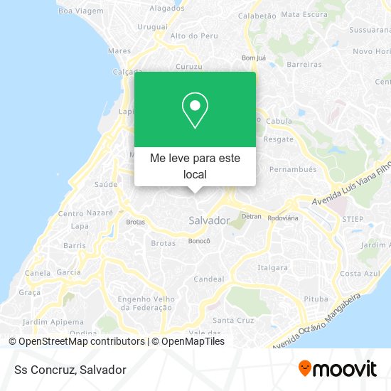 Ss Concruz mapa