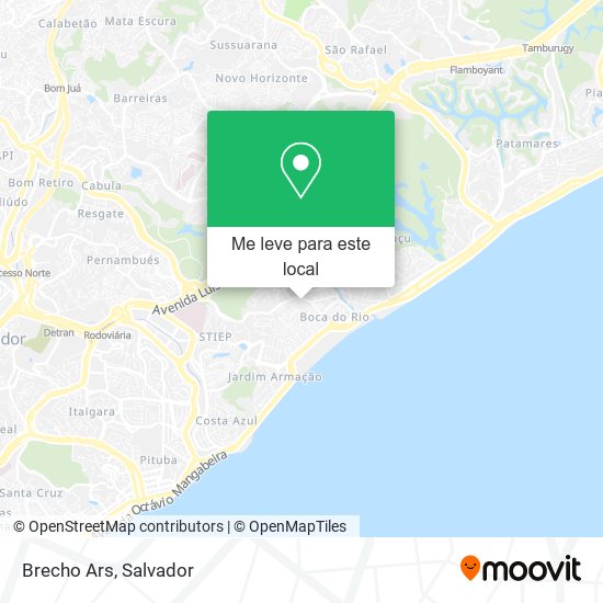 Brecho Ars mapa