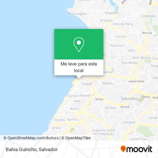 Bahia Guincho mapa