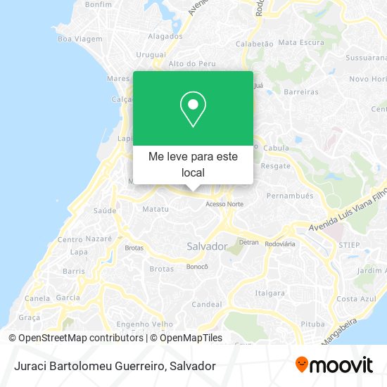 Juraci Bartolomeu Guerreiro mapa