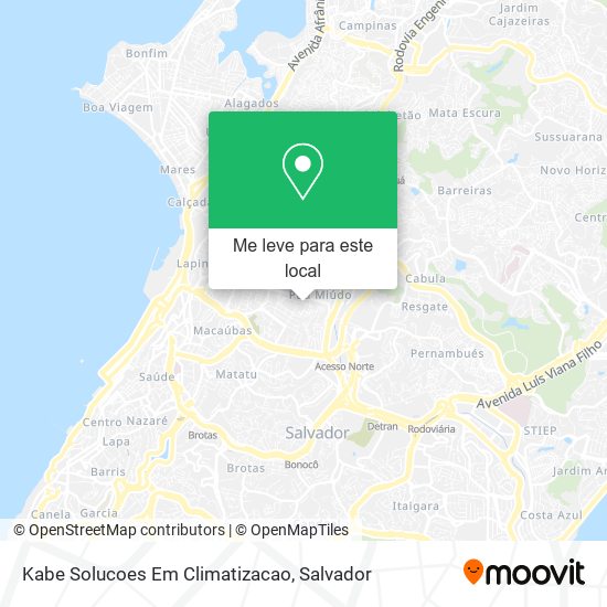 Kabe Solucoes Em Climatizacao mapa