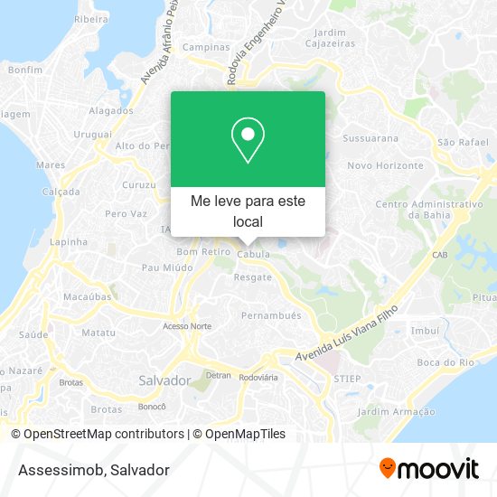 Assessimob mapa