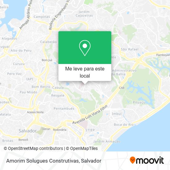 Amorim Solugues Construtivas mapa