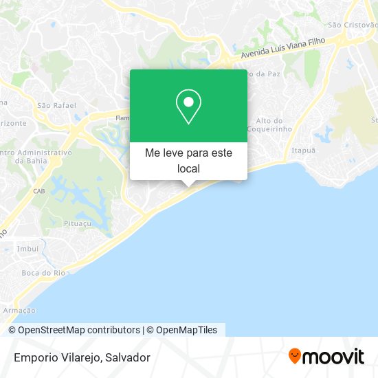 Emporio Vilarejo mapa