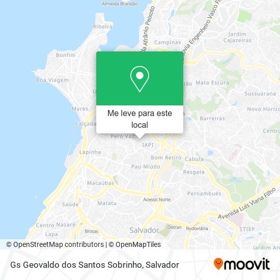 Gs Geovaldo dos Santos Sobrinho mapa