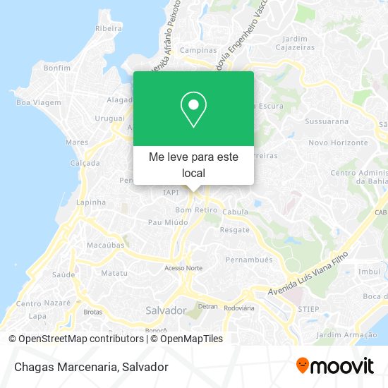 Chagas Marcenaria mapa