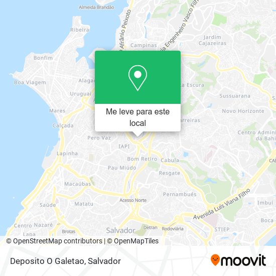 Deposito O Galetao mapa