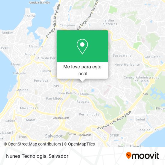 Nunes Tecnologia mapa