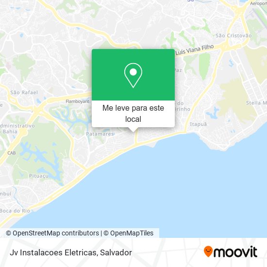 Jv Instalacoes Eletricas mapa