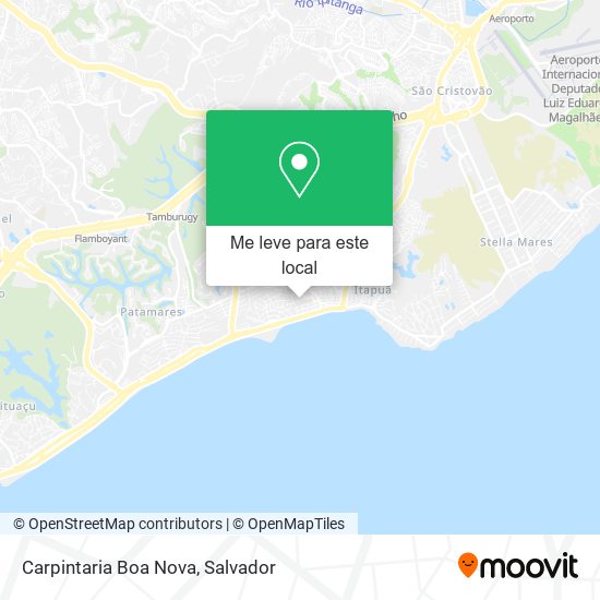 Carpintaria Boa Nova mapa