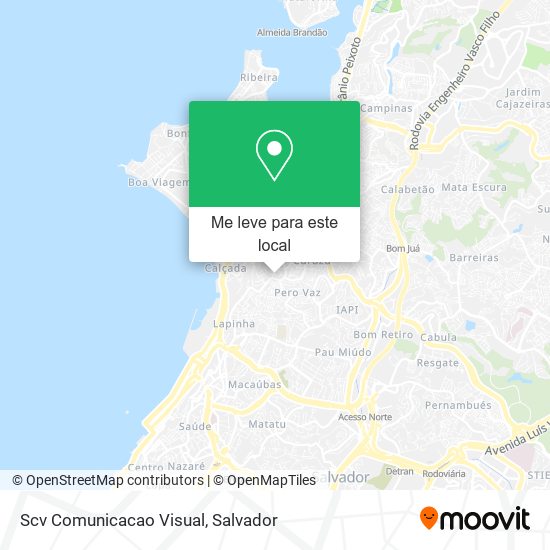 Scv Comunicacao Visual mapa