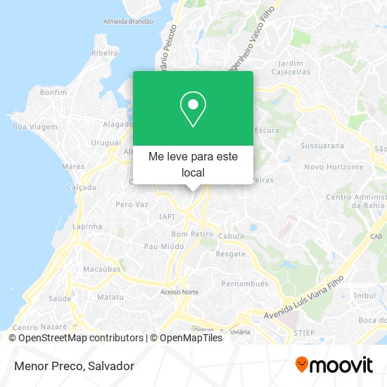 Menor Preco mapa