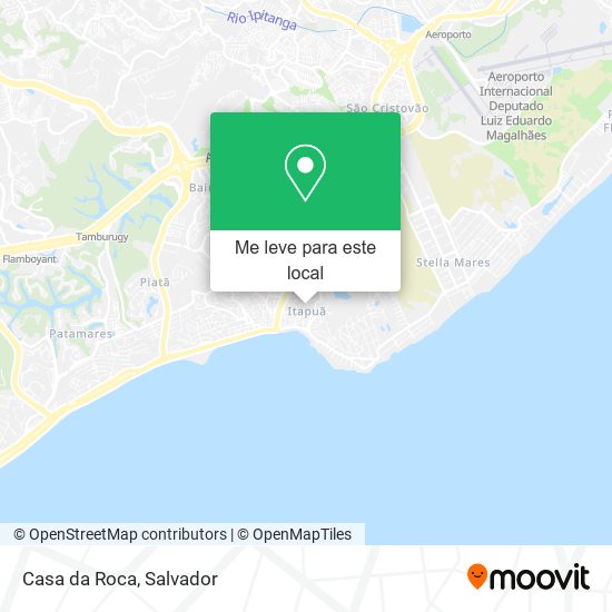 Casa da Roca mapa