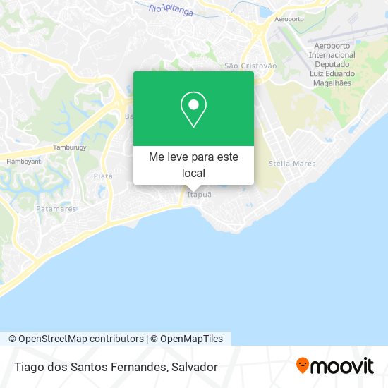 Tiago dos Santos Fernandes mapa