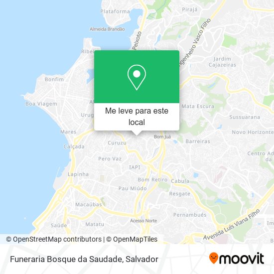 Funeraria Bosque da Saudade mapa