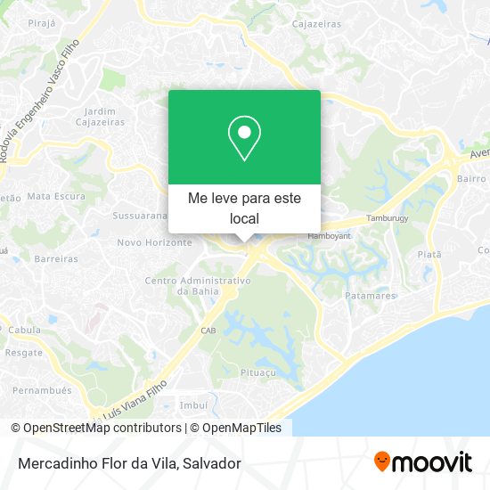 Mercadinho Flor da Vila mapa