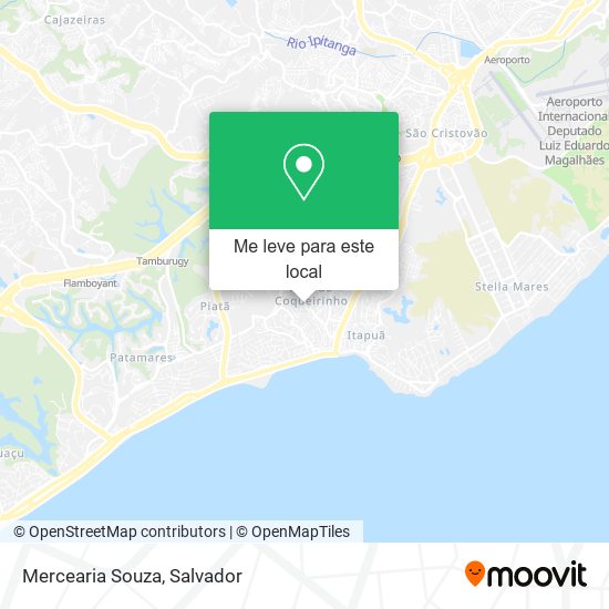 Mercearia Souza mapa