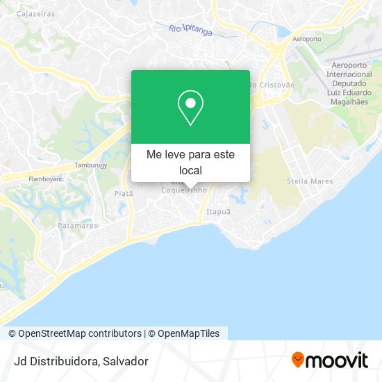 Jd Distribuidora mapa