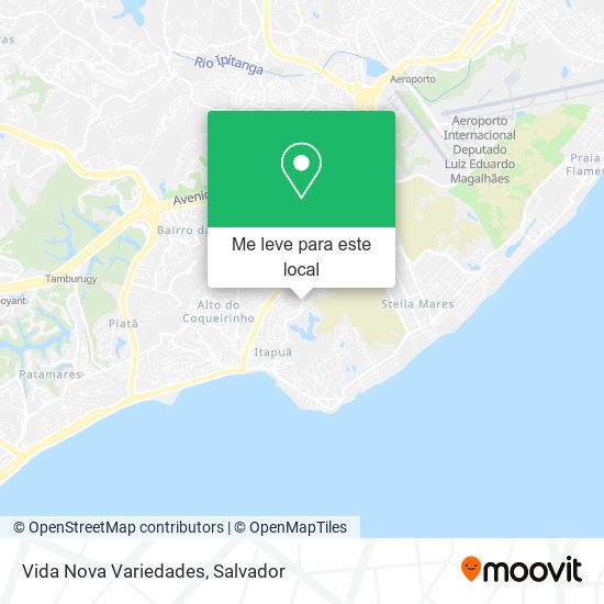 Vida Nova Variedades mapa