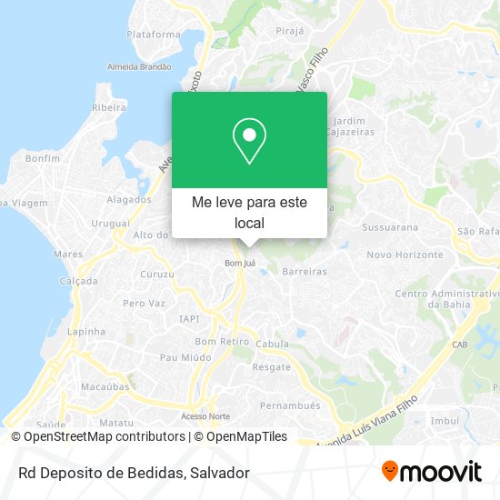 Rd Deposito de Bedidas mapa