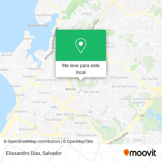 Elissandro Dias mapa