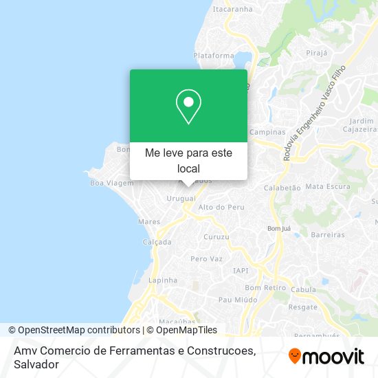 Amv Comercio de Ferramentas e Construcoes mapa