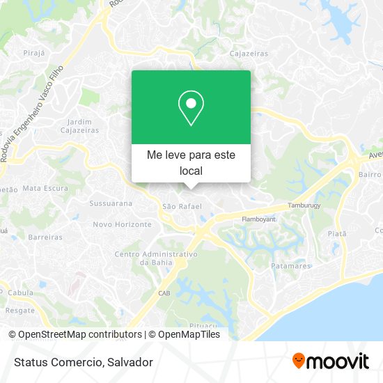 Status Comercio mapa