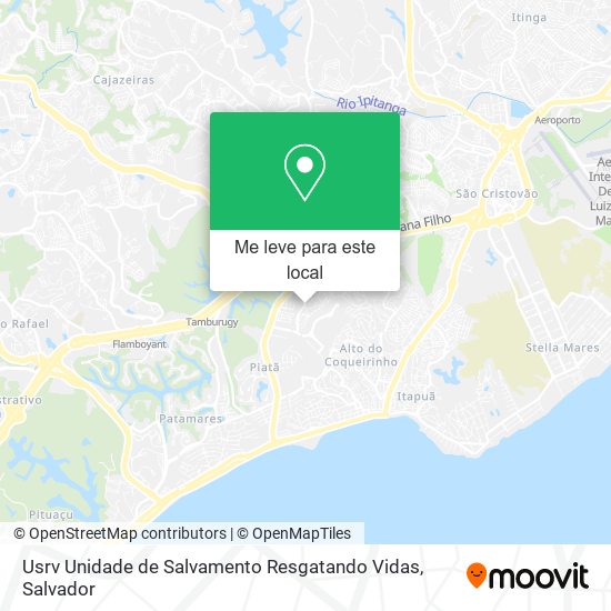 Usrv Unidade de Salvamento Resgatando Vidas mapa