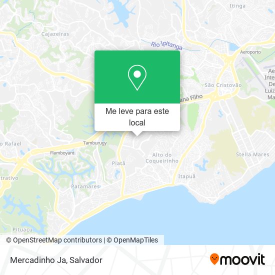Mercadinho Ja mapa